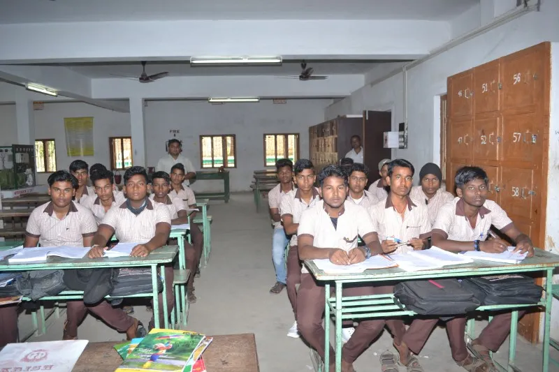 Trainees in a classroom